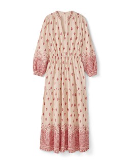 BUTTON UP LS TIERED MAXI DRESS £59