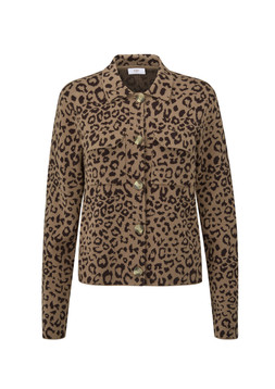 Collared Cardigan Animal Print £42 (AL11805) Available from 9th January
