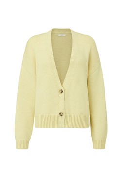 Cotton Cardigan Pale Yellow £42.00