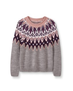 Fair Isle Embellished Button Jumper £52