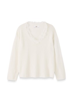 Lace Trim Jumper Cream £45 (Available from August)