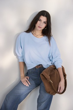 RAGLAN SLEEVE SWEATSHIRT BLUE £28