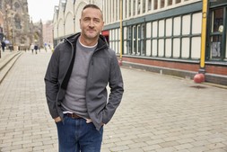 Soft Shell Windproof Jacket, Charcoal, £60, Ultimate Comfort 4-Way Stretch Slim Fit Jeans, Stonewash, £40, Luxury Merino Crew Neck Jumper, Grey, £39 Launching on February 5th