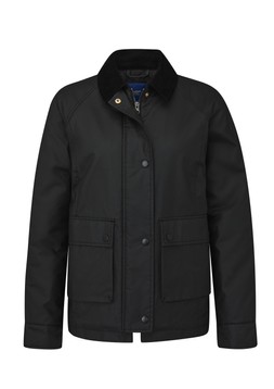 Alex Jones X Cotton Traders Wax Look Jacket Black £69