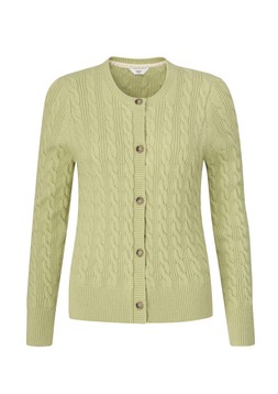 Cutest Cable Cardigan Green £40