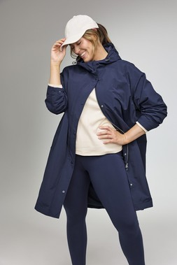 Ladies Waterproof Longline Parka, Dark Sky, £75 - Available from 28th December
