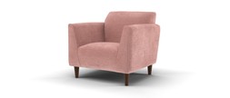 Cricket Designer Chair in Smooth Textured Chenille Antique Rose All Over, £699
