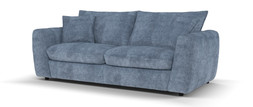 Hudson 3 Seater in Luxury Sherpa Midnight, £799