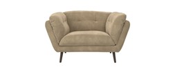 Hygge-Chair(LOVEST)-LIFESTYLE MOTTLED FABRIC LATTE