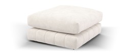 The Westwood Footstool in Soft Boucle Blush All Over, £499