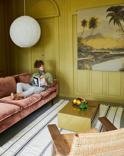 HKLIVING Retro Three Seater Sofa
