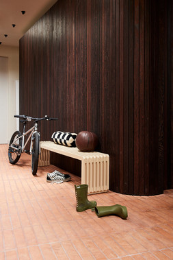 HKLIVING Slatted Bench