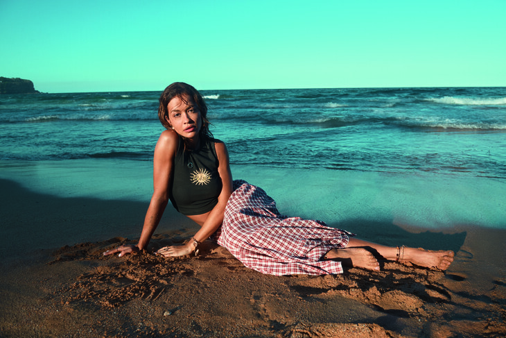 primark presents rita ora check tiered maxi skirt 20 eur22 usd25 pln95 czk570 ron110-ref2131053
