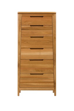 Valencia Oak 6 Drawers Chest - RRP €899 NOW €399