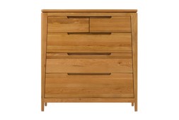 Valencia Oak 5 Drawers Chest - RRP €899 NOW €399