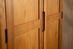 Valencia Oak 1 Drawer 2 Door Wardrobe - RRP €1,399 NOW €649