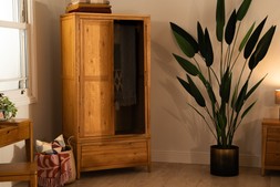 Valencia Oak 1 Drawer 2 Door Wardrobe - RRP €1,399 NOW €649