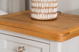Discovery Grey Oak 3 Drawers Bedside Table RRP €399 NOW €219