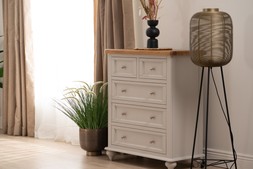 Discovery Grey Oak 5 Drawers Chest RRP €949 NOW €499