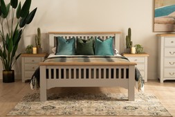 Bellevue Light Grey King 5' Bed Frame - RRP €1,399 NOW €749