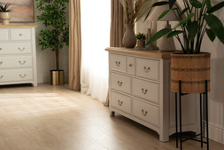 Bellevue Light Grey 7 Drawers Chest - RRP €1,299 NOW €649