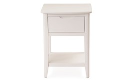 Coolmore White 1 Drawer Bedside Table RRP €259 NOW €129