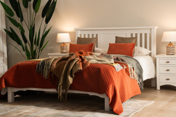 Alaska White King 5' Bed Frame -RRP €1,049 NOW €525