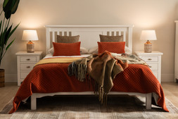 Alaska White King 5' Bed Frame -RRP €1,049 NOW €525