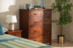 Westport Walnut 5 Drawer Chest RRP €1049 NOW €549