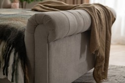 Harrison Light Grey King 5' Bed Frame RRP €1,449 NOW €849