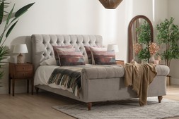 Harrison Light Grey King 5' Bed Frame RRP €1,449 NOW €849