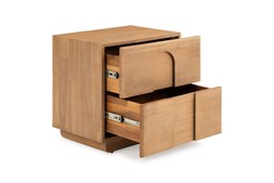 Catania Two Drawer Bedside Table 0029 RRP €399 NOW €299