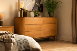 Oslo Oak 6 Drawer Chest - RRP €1,899 NOW €999