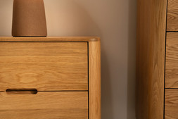 Copenhagen Oak 2 Drawers Bedside Table - RRP €699 NOW €449