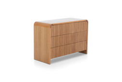Fuller Oak 3 Drawers Chest - RRP €1,899 NOW €999