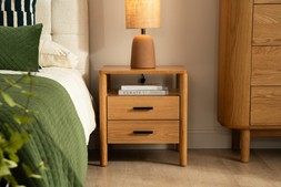Milita 2 Drawer Bedside Table - RRP €549 NOW €349
