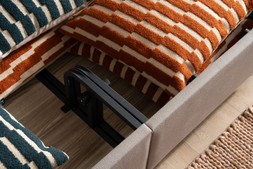 Amber Ottoman Bedframe Grey 5' King RRP €1,199 NOW €649