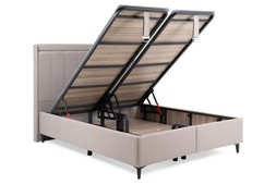 Amber Ottoman Bedframe Grey 5' King RRP €1,199 NOW €649