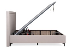 Amber Ottoman Bedframe Grey 5' King RRP €1,199 NOW €649