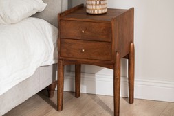 Luthor Large 2 Drawer Bedside Table RRP €399 NOW €199