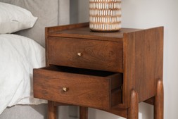 Luthor Large 2 Drawer Bedside Table RRP €399 NOW €199