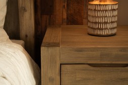 Berlin 2 Drawers Bedside Table - RRP €349 NOW €199