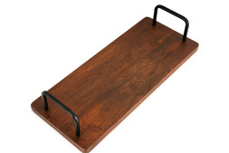 Wooden Tray with Iron Handle RRP €40 Now €25