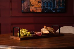 Wooden Tray with Iron Handle RRP €40 Now €25