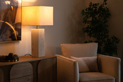 White Marble Table Lamp RRP €225 Now €140