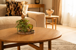 Nordic Solid Oak Coffee Table Round - RRP €799 NOW €449