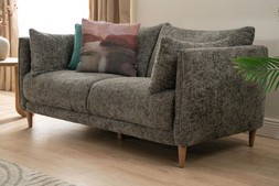 Isabella Charcoal Fabric 2 Seater Sofa RRP €1,499 NOW €999