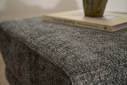 Isabella Charcoal Fabric Footstool RRP €499 NOW €325