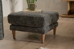 Isabella Charcoal Fabric Footstool RRP €499 NOW €325
