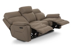 Hugo Leather 3 Seater Electric Recliner Sofa - (RRP €2,499) NOW €1,599